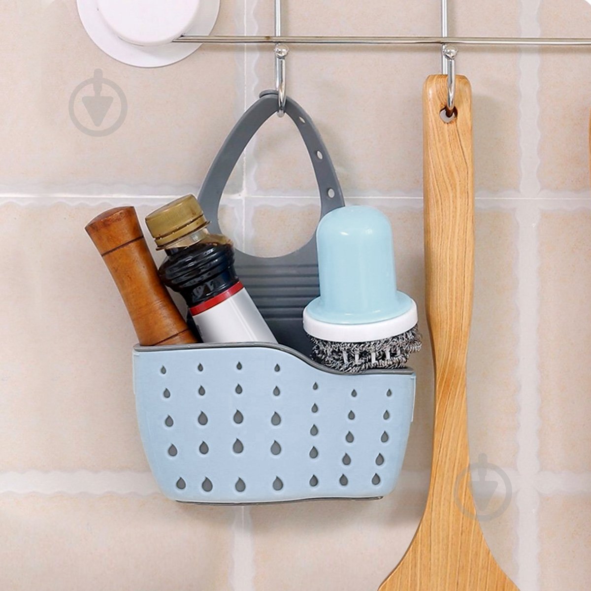 Тримач губки MVM блакитний К-1524 - фото 4