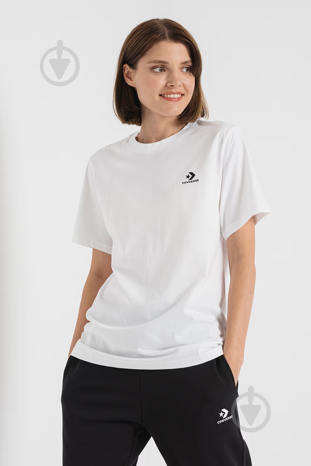 Футболка Converse Star Chevron Tee 10023876-102 р.2XS белый - фото 5