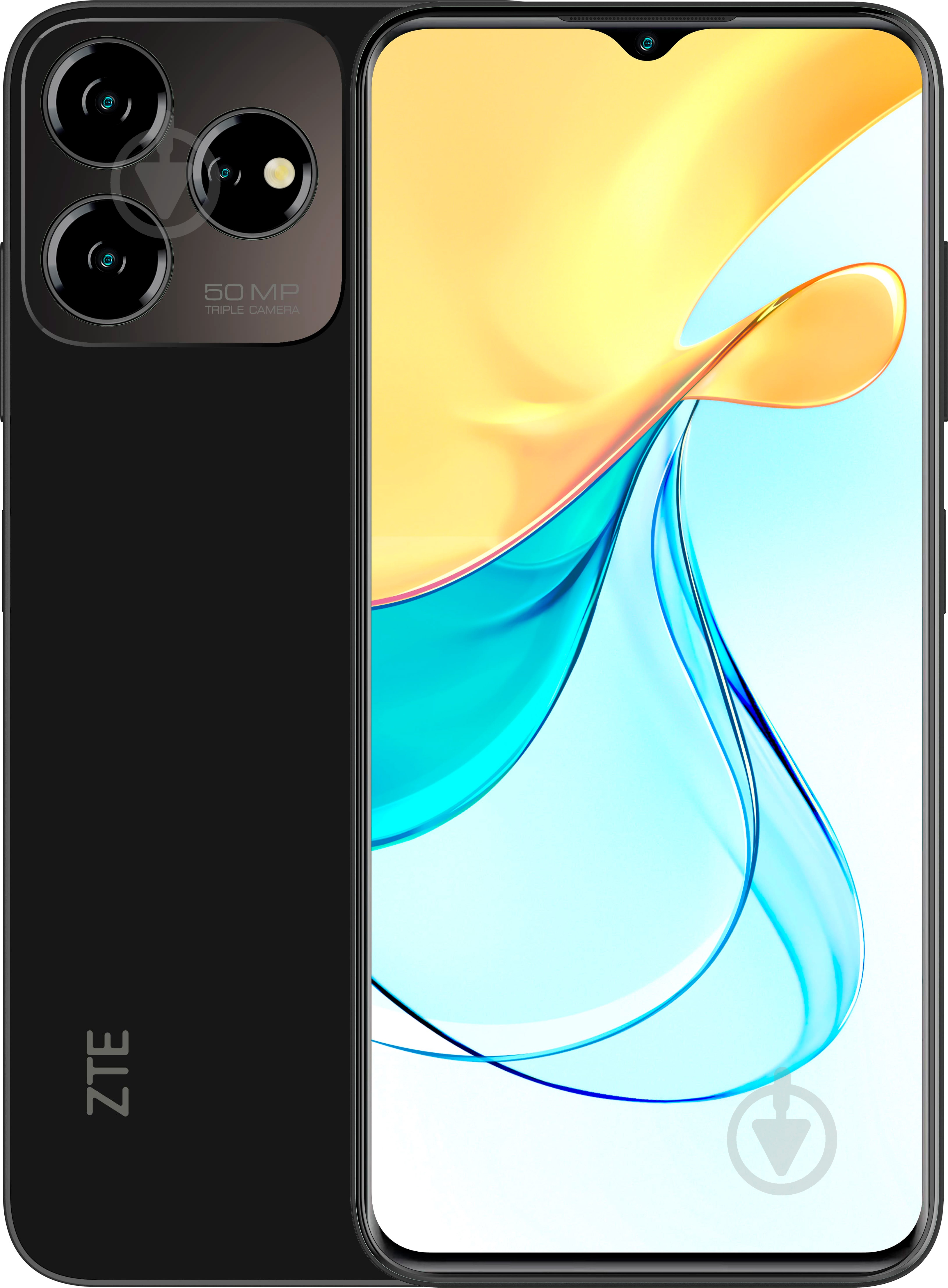 Смартфон ZTE Blade V50 Design 8/256GB black (1011474) - фото 1 Смартфон ZTE Blade V50 Design 8/256GB black (1011474) - фото 1