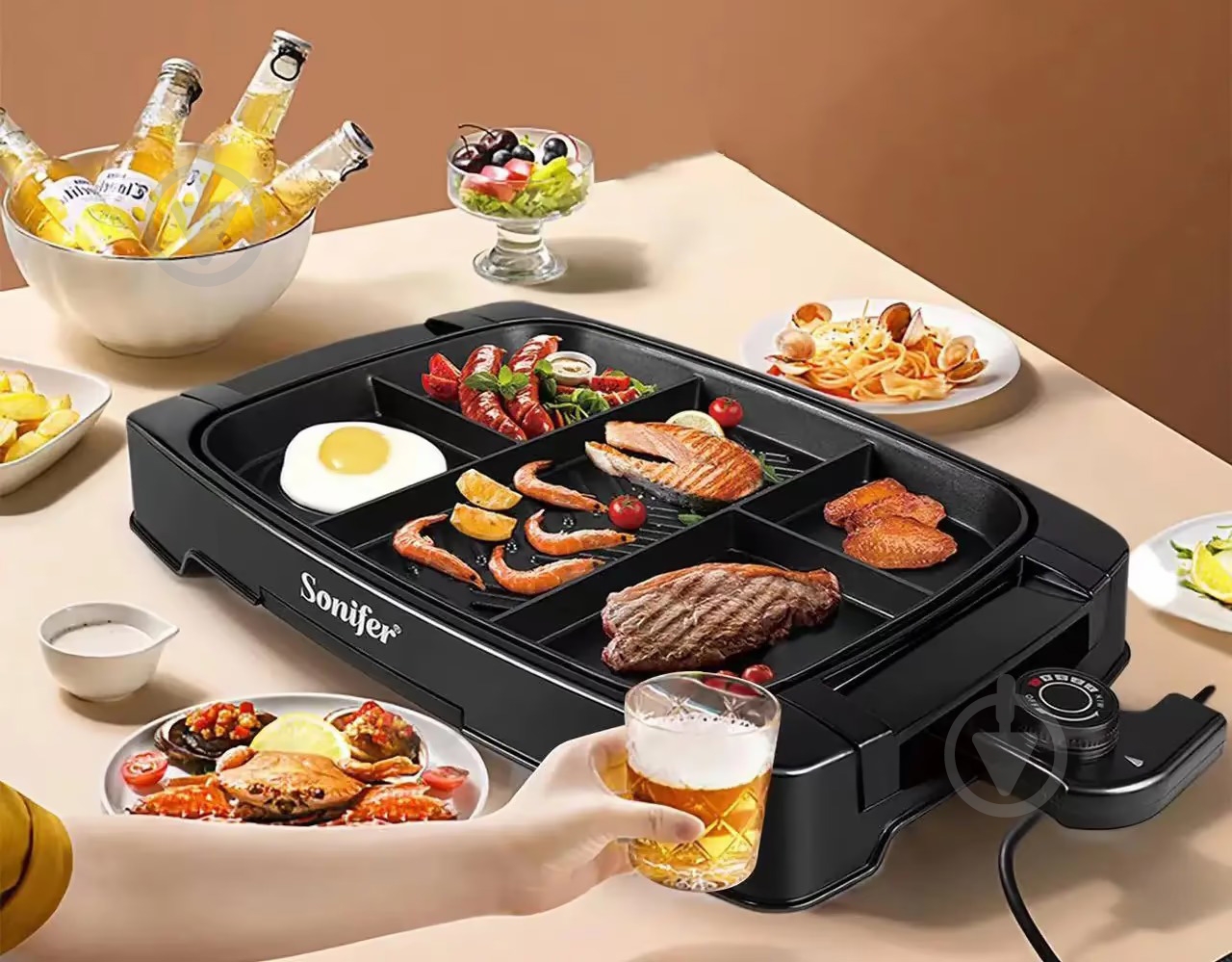 Гриль-барбекю Sonifer SF-6074 - фото 6 Гриль-барбекю Sonifer SF-6074 - фото 6