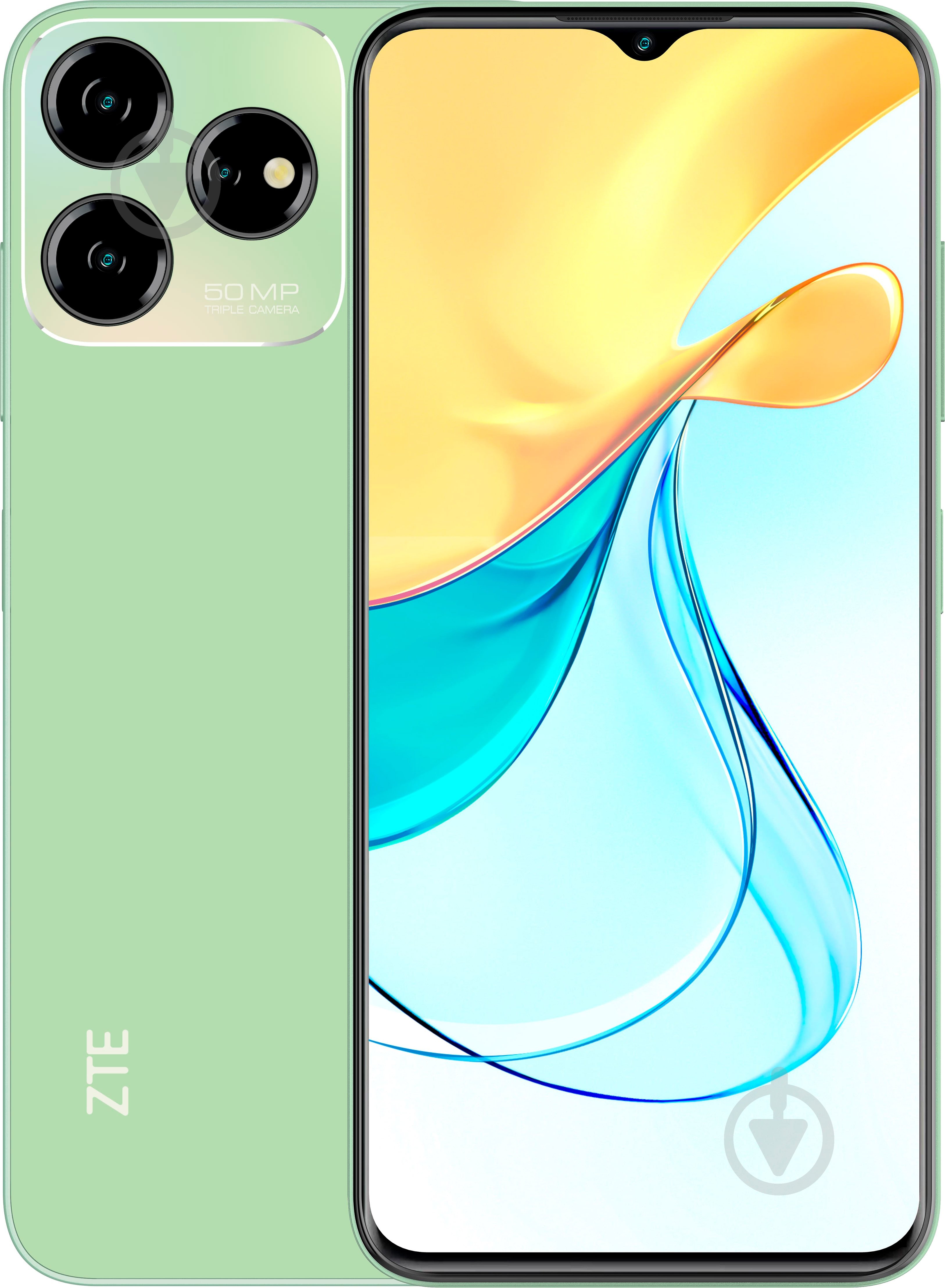 Смартфон ZTE Blade V50 Design 8/256GB green (1011475) - фото 1 Смартфон ZTE Blade V50 Design 8/256GB green (1011475) - фото 1