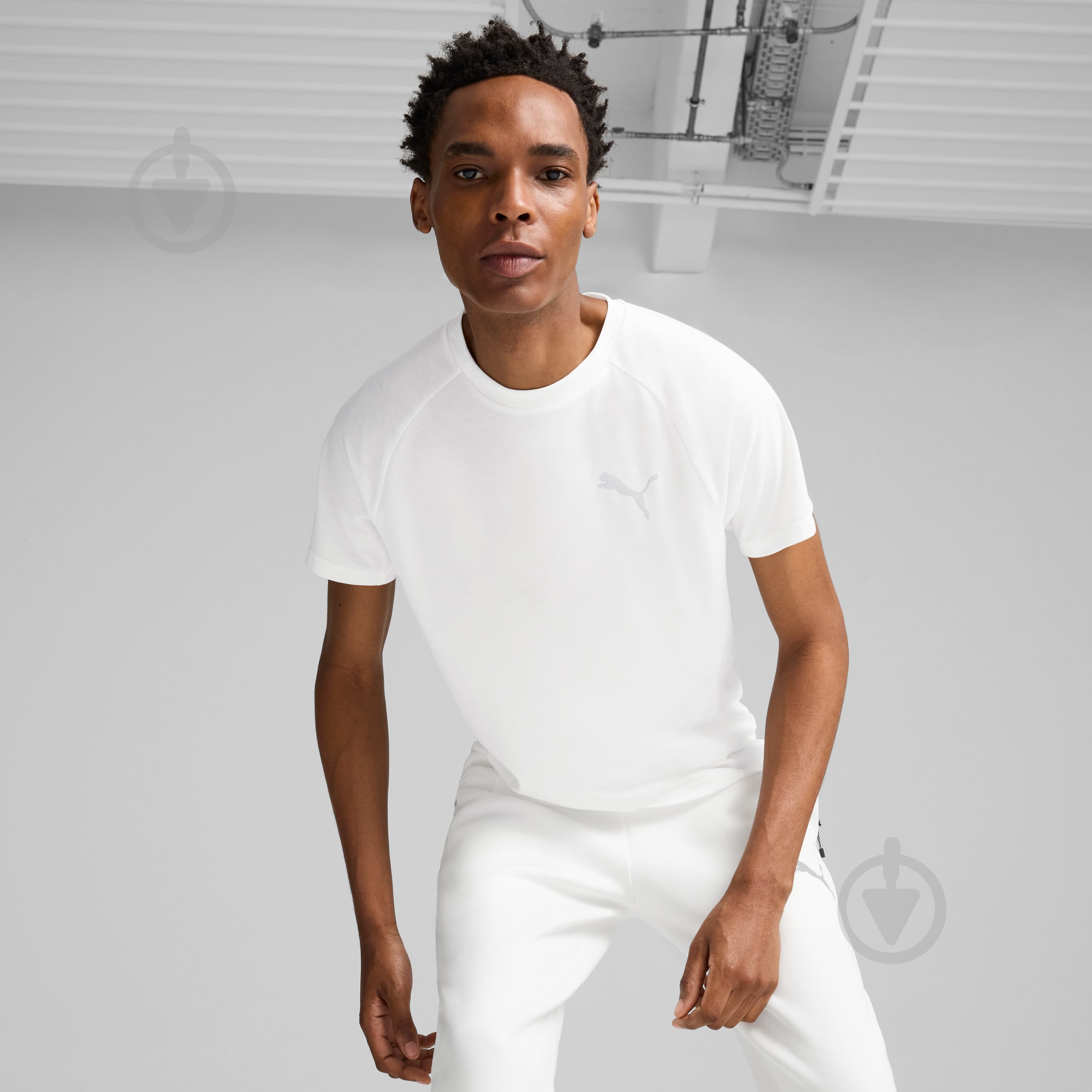 Футболка Puma EVOSTRIPE Tee 68169702 р.M белый - фото 3