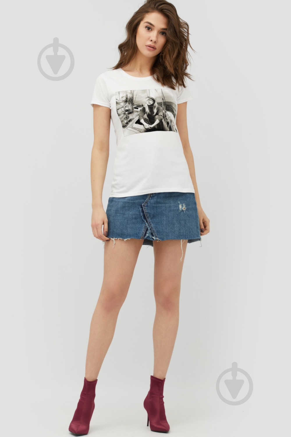 Футболка YAPPI WW1981 р.S белый - фото 2