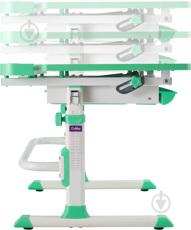 Комплект парта и стул-трансформер FunDesk Disa Green - фото 12 Комплект парта и стул-трансформер FunDesk Disa Green - фото 12