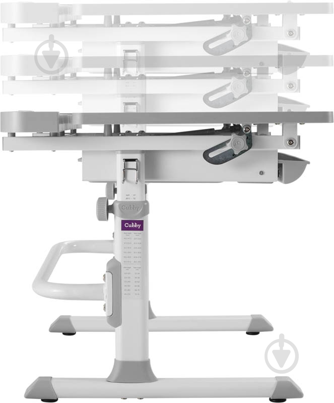 Комплект парта и стул-трансформер FunDesk Disa Grey - фото 12 Комплект парта и стул-трансформер FunDesk Disa Grey - фото 12