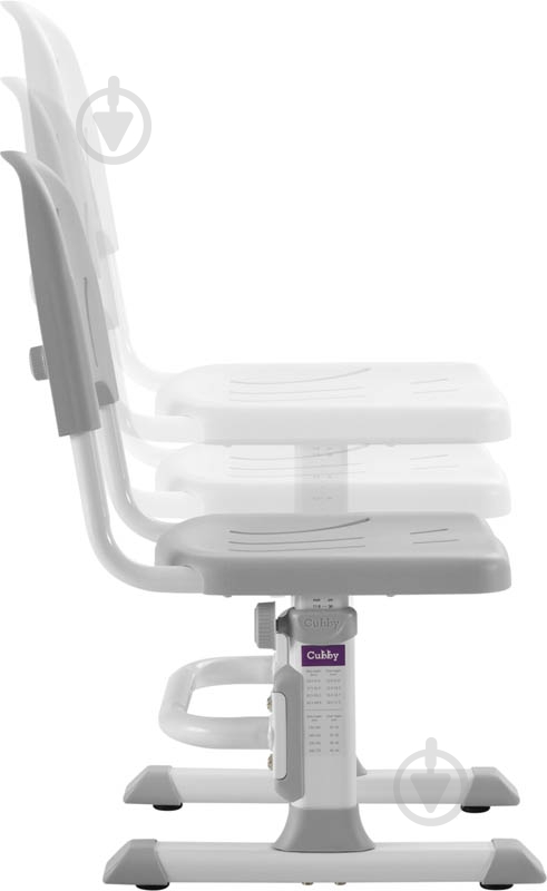 Комплект парта и стул-трансформер FunDesk Disa Grey - фото 18 Комплект парта и стул-трансформер FunDesk Disa Grey - фото 18