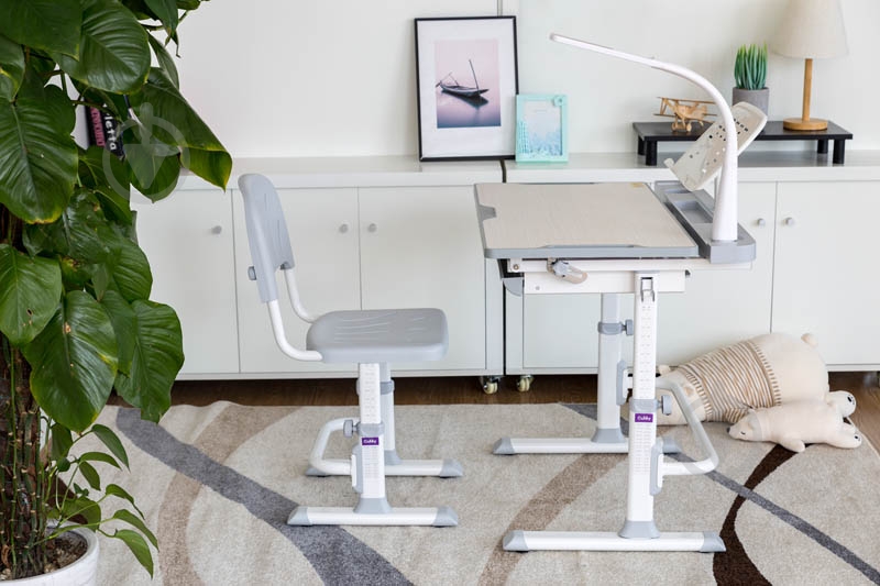 Комплект парта и стул-трансформер FunDesk Disa Grey - фото 35 Комплект парта и стул-трансформер FunDesk Disa Grey - фото 35