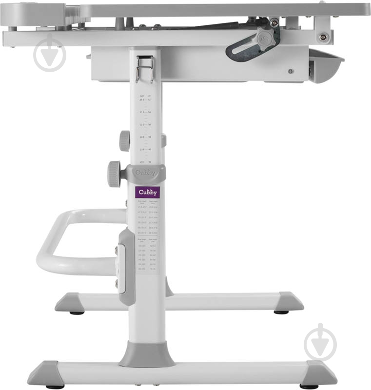 Комплект парта и стул-трансформер FunDesk Disa Grey - фото 9 Комплект парта и стул-трансформер FunDesk Disa Grey - фото 9