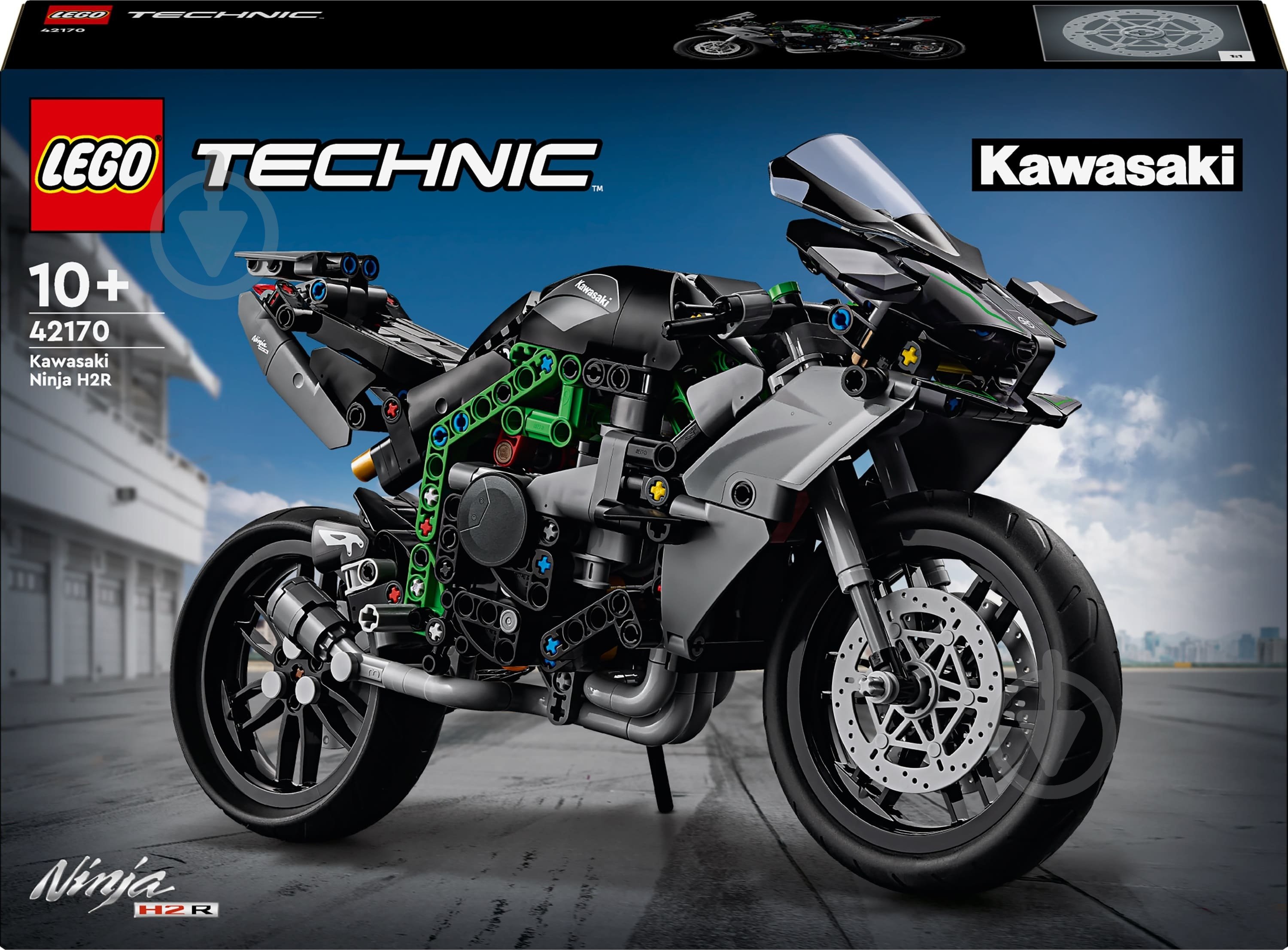 Конструктор LEGO Technic Мотоцикл Kawasaki Ninja H2R 42170 - фото 1 Конструктор LEGO Technic Мотоцикл Kawasaki Ninja H2R 42170 - фото 1