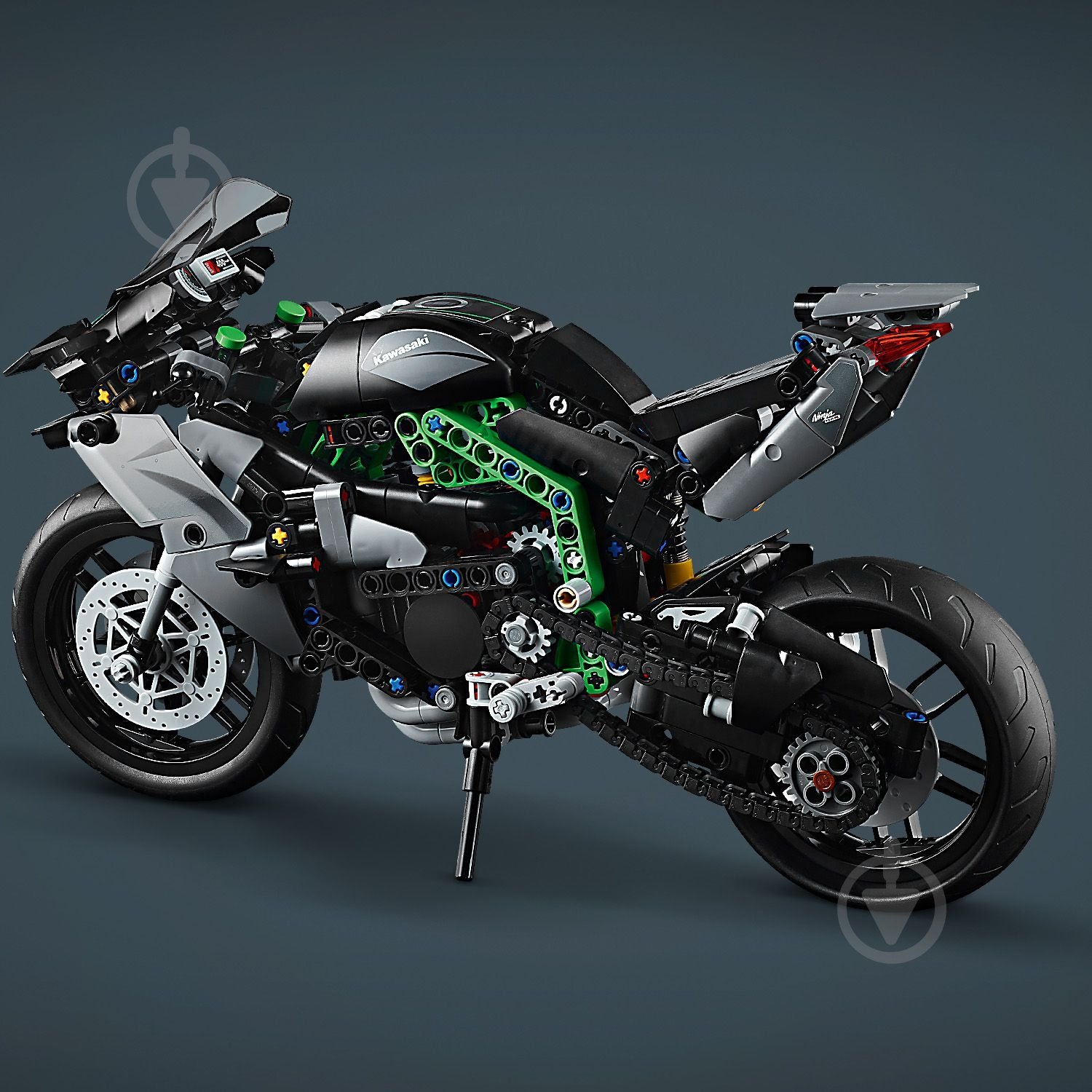 Конструктор LEGO Technic Мотоцикл Kawasaki Ninja H2R 42170 - фото 7 Конструктор LEGO Technic Мотоцикл Kawasaki Ninja H2R 42170 - фото 7