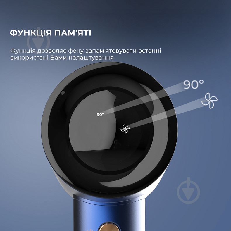 Фен CECOTEC IoniCare RockStar Nano IonTech Blue - фото 3