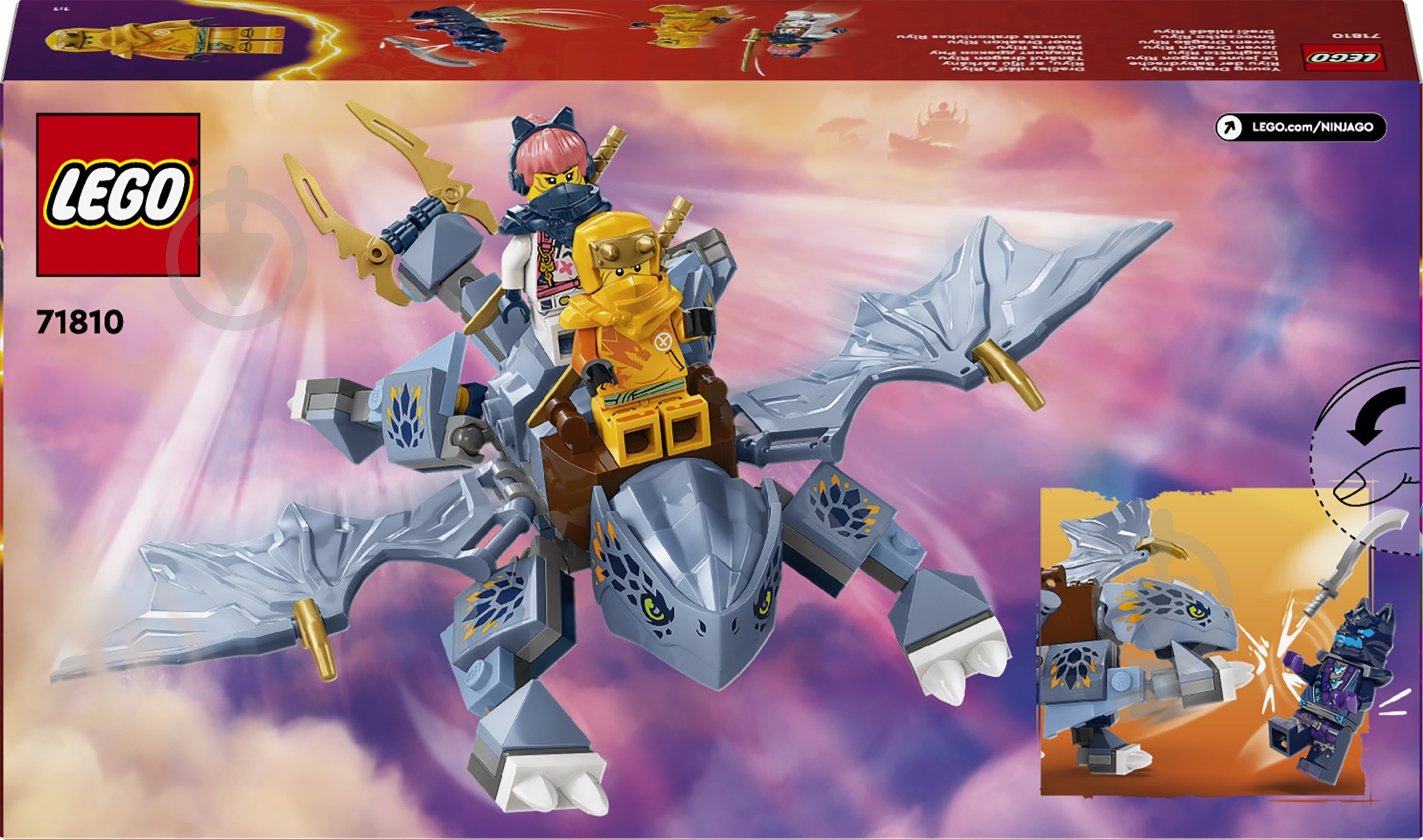 Конструктор LEGO NINJAGO Молодий дракон Рію 71810 - фото 2