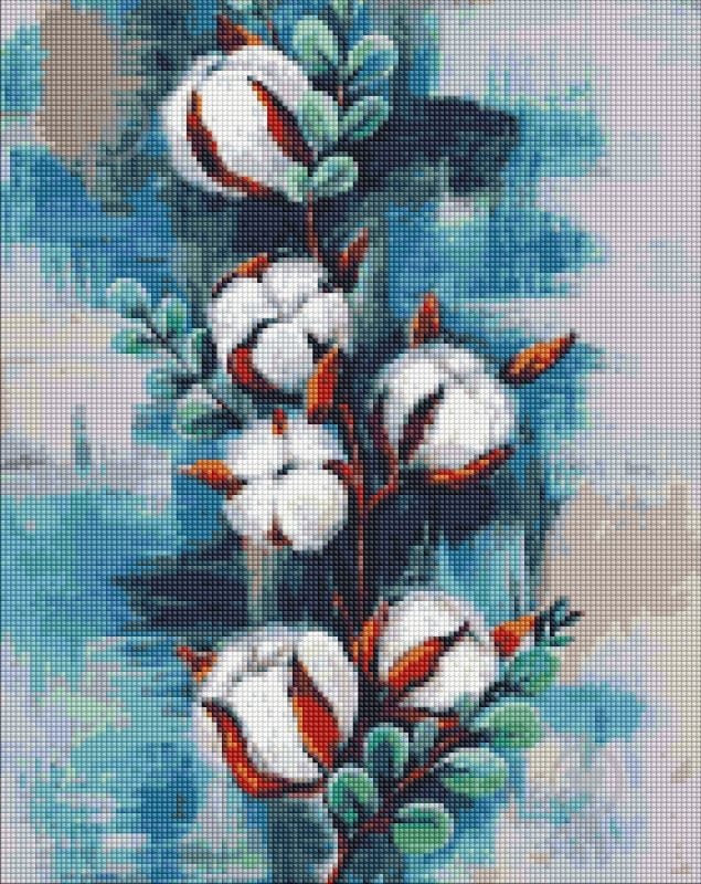 Алмазная мозаика Хлопок 40х50см Идейка - фото 1 Алмазная мозаика Хлопок 40х50см Идейка - фото 1