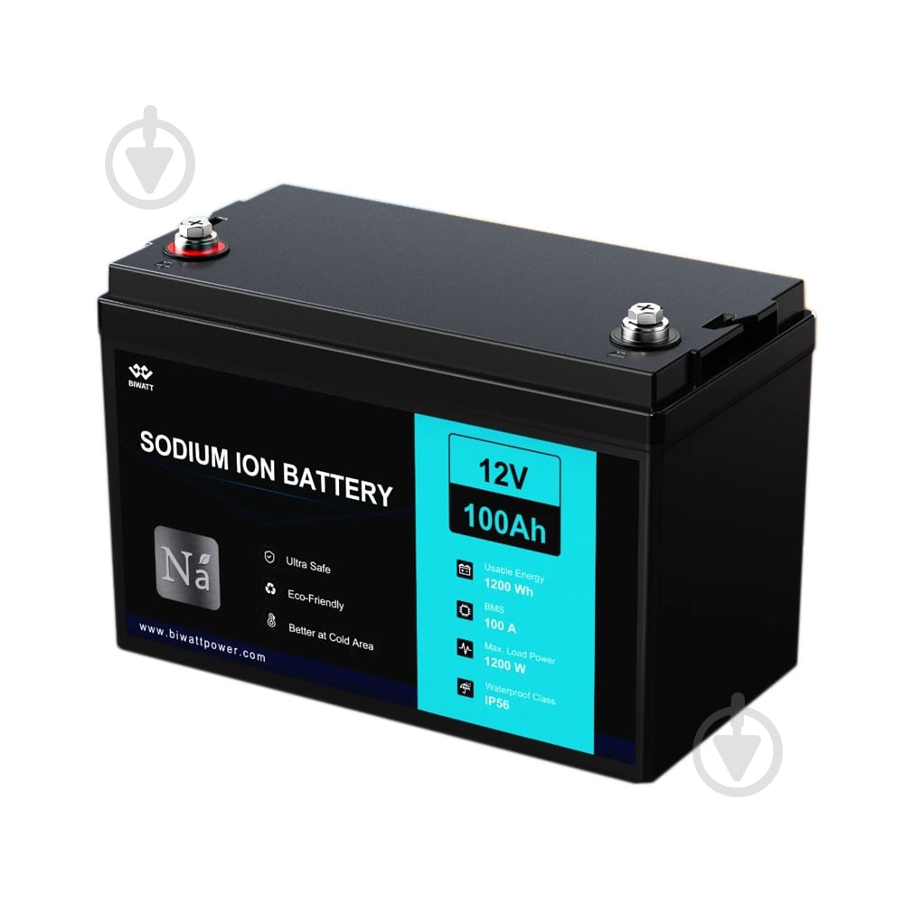 Аккумулятор BIWATT натрий-ионный Sodium-ion, 12V, 100A - фото 1