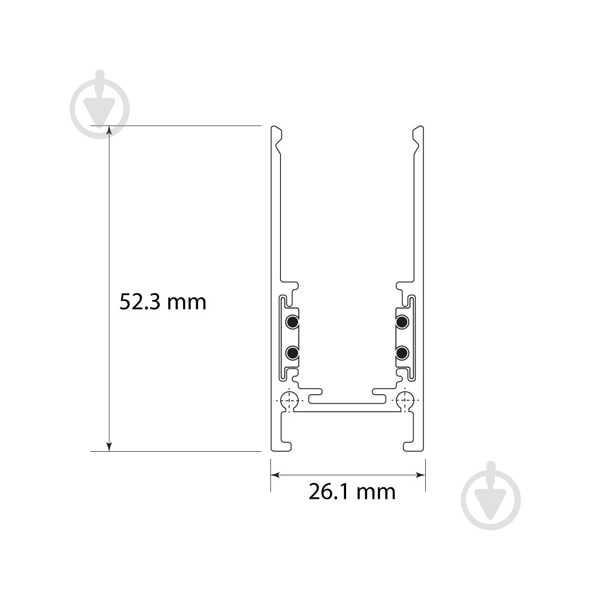Шинопровід LSBMR-2M G26 LIGHT SET 6929547666019 200 см чорний - фото 4 Шинопровід LSBMR-2M G26 LIGHT SET 6929547666019 200 см чорний - фото 4