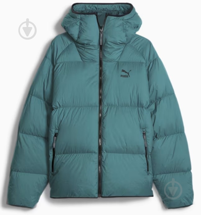 Куртка чоловіча зимова Puma CLASSICS OVERSIZED PUFFER JACKET 62326643 р.2XL зелена - фото 1 Куртка чоловіча зимова Puma CLASSICS OVERSIZED PUFFER JACKET 62326643 р.2XL зелена - фото 1