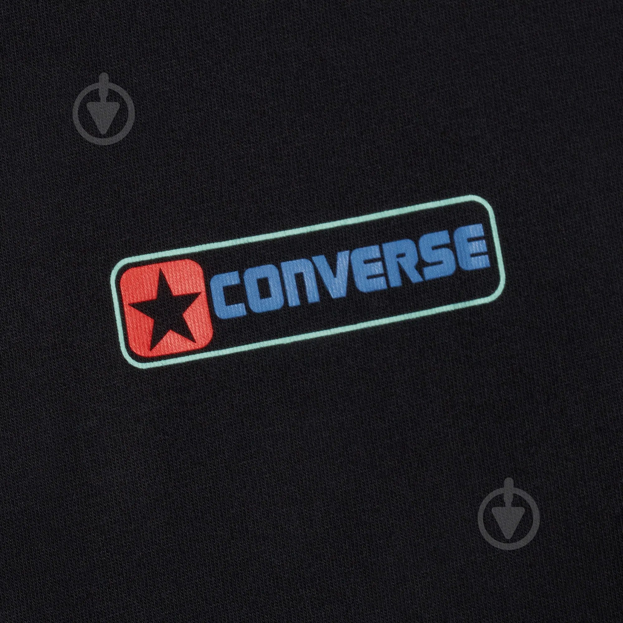 Футболка Converse CONVERSE BOX STAR TEE 10027993-001 р.XL черный - фото 3