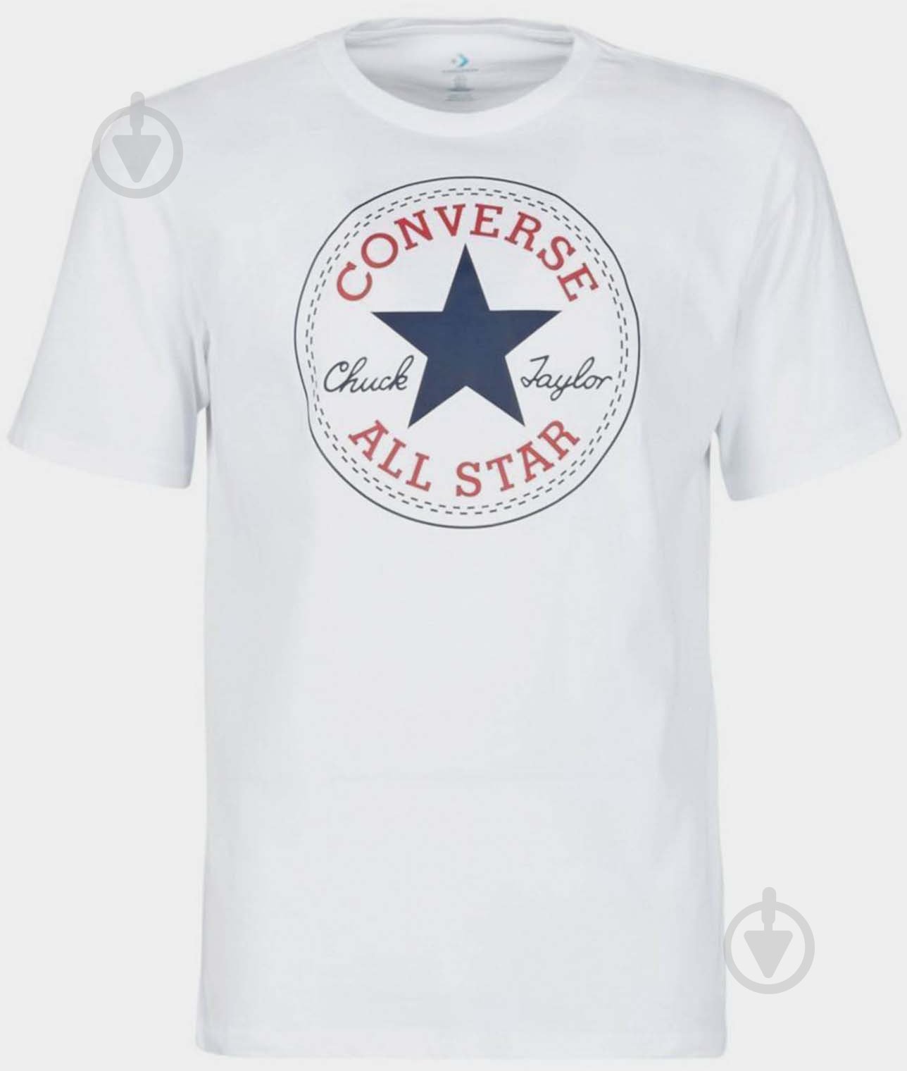 Футболка Converse Chuck Patch Tee 10025459-102 р.XS белый - фото 6