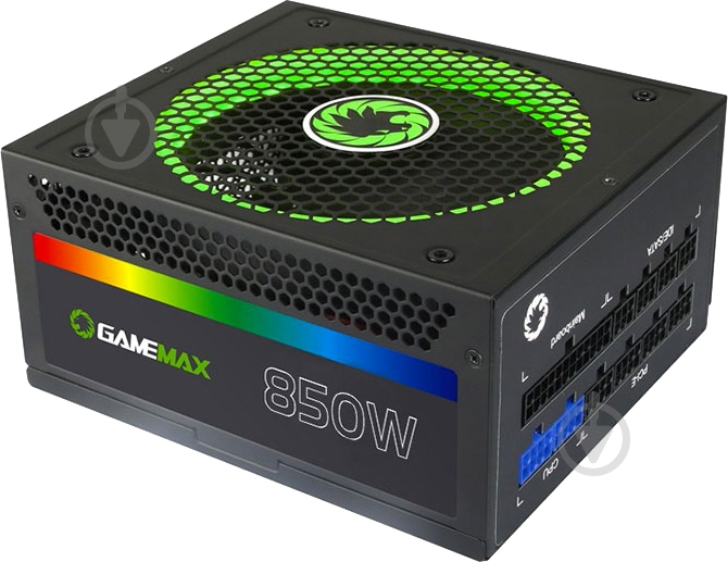 Блок питания GameMax RGB850 850 Вт - фото 1 Блок питания GameMax RGB850 850 Вт - фото 1