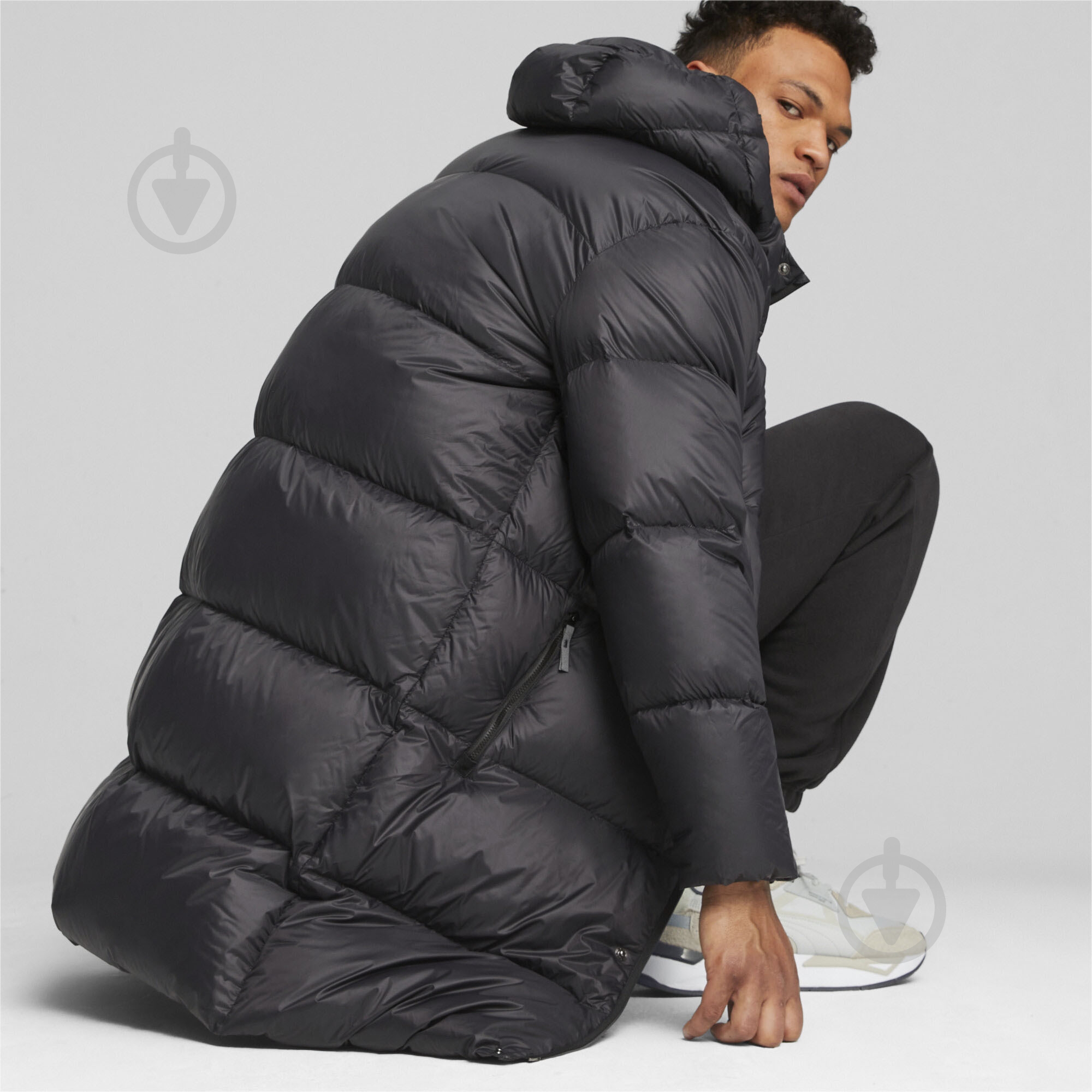 Куртка-парка мужская зимняя Puma LONG HOODED DOWN PARKA 62326901 р.L черная - фото 4 Куртка-парка мужская зимняя Puma LONG HOODED DOWN PARKA 62326901 р.L черная - фото 4