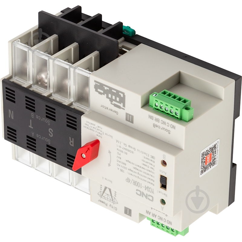 ᐉ Переключатель автоматический CNC YCQ4-100R/4P 220V 100A