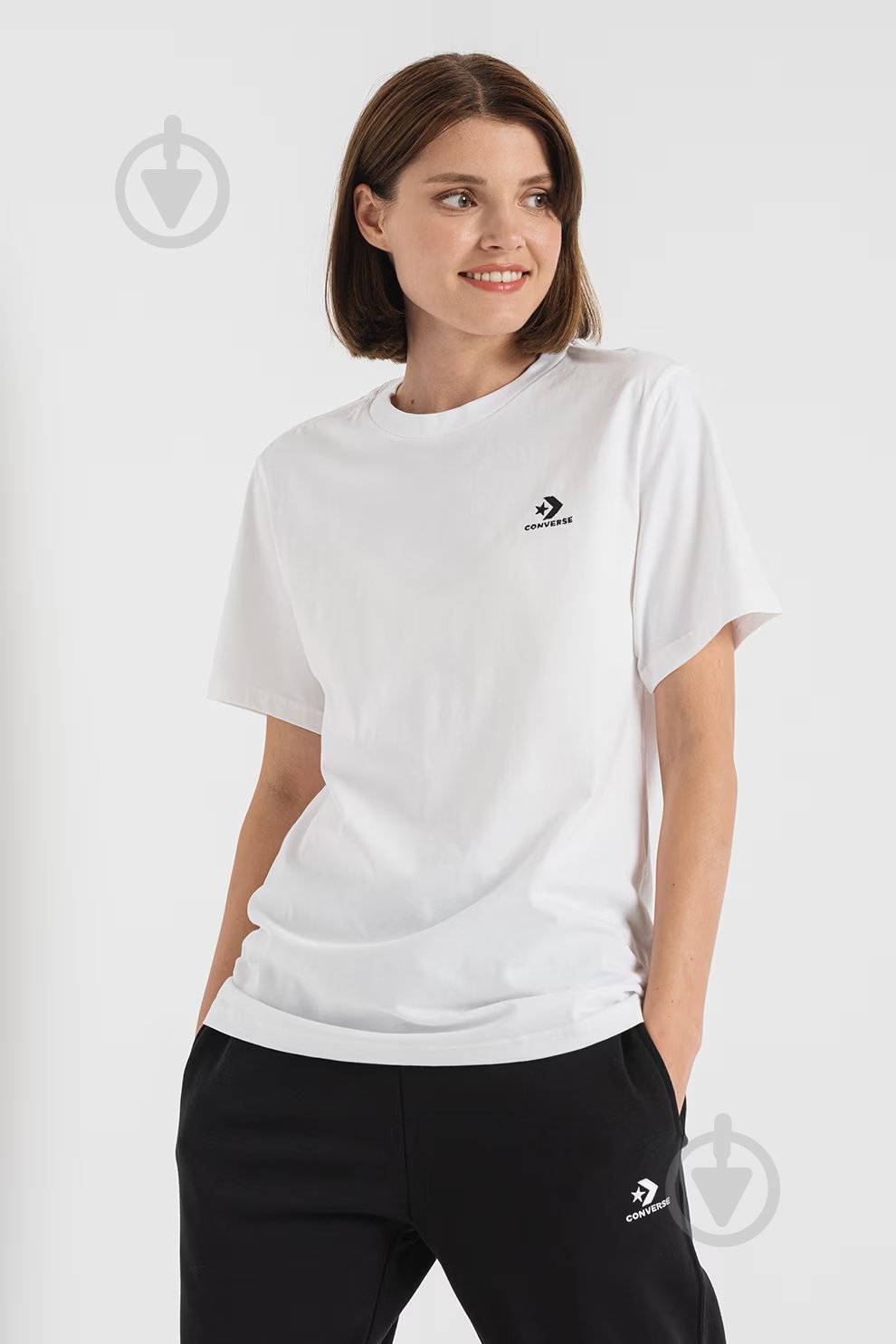 Футболка Converse Star Chevron Tee 10023876-102 р.XS белый - фото 5