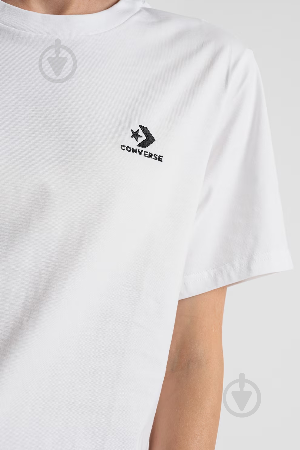 Футболка Converse Star Chevron Tee 10023876-102 р.XS белый - фото 9