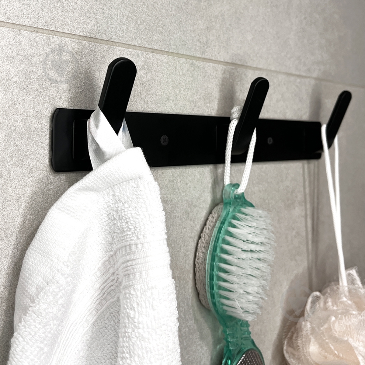 Вешалка с крючками MVM HA-01/3 black - фото 4 Вешалка с крючками MVM HA-01/3 black - фото 4