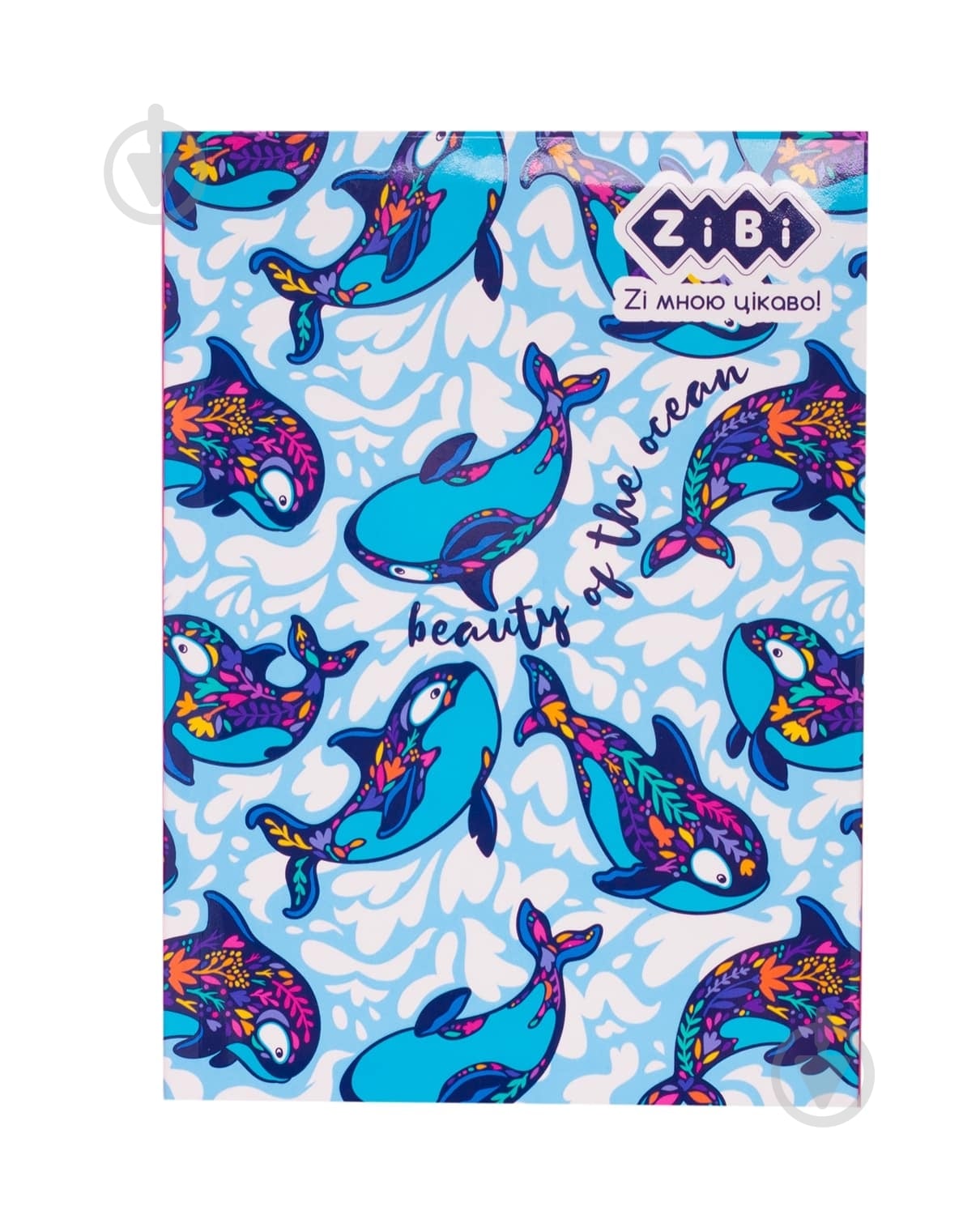 Блокнот Pattern А5 64 л. Kids Line, синий ZB.12767-02 ZiBi - фото 1