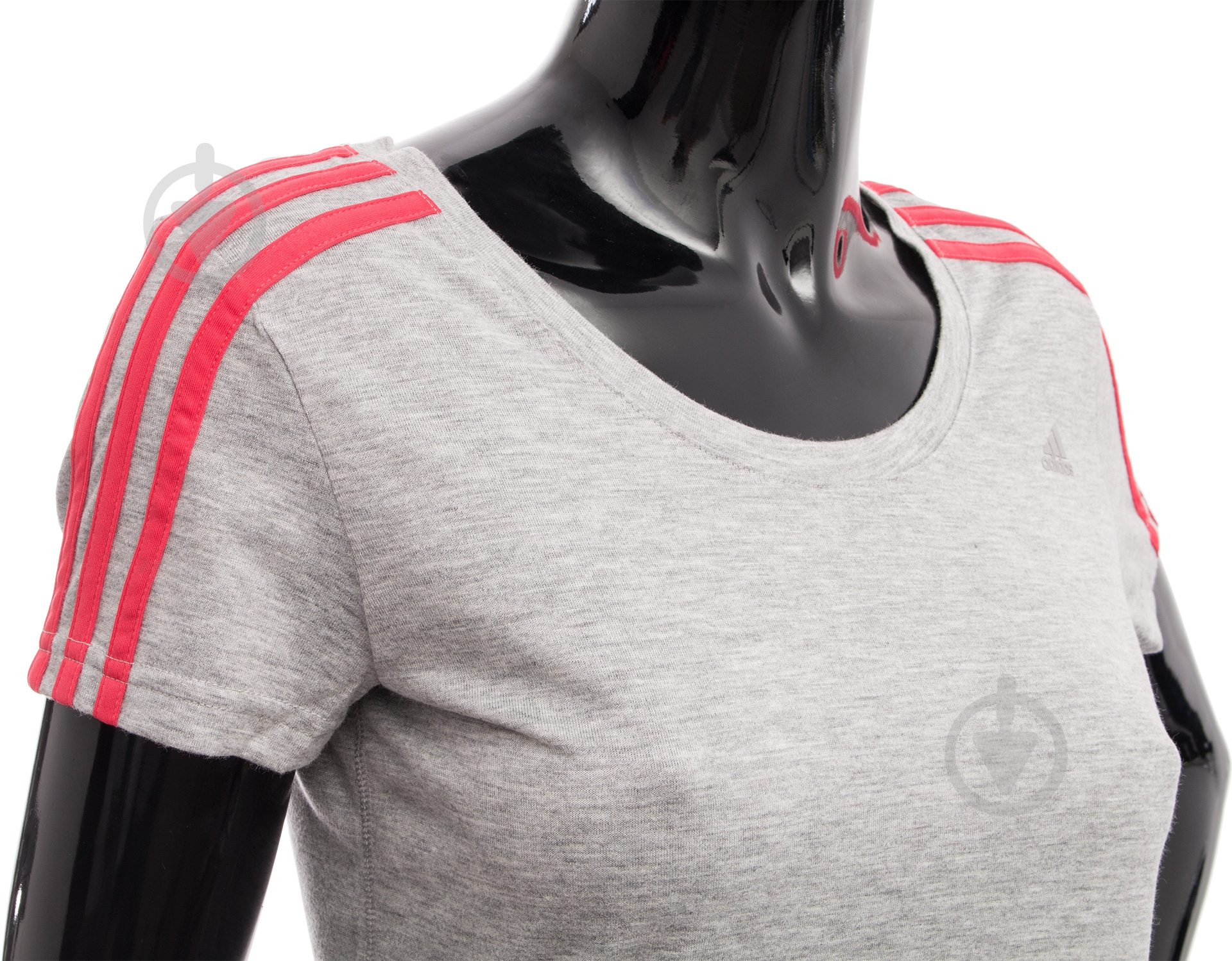 Футболка Adidas ESS 3S SLIM TEE AY4791 р.XS серый - фото 4 Футболка Adidas ESS 3S SLIM TEE AY4791 р.XS серый - фото 4