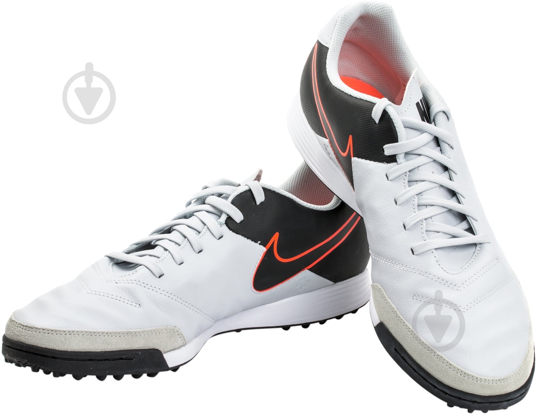 Бутсы Nike Tiempo Genio II Leather TF 819196-630 р.US 8 черный - фото 1