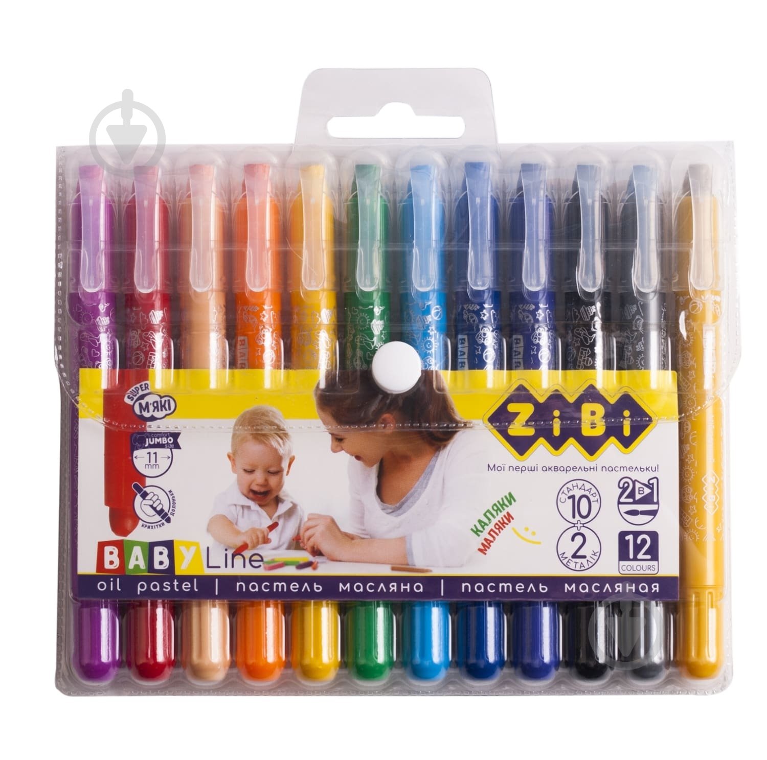 Карандаш пастельный jumbo ZB.2497 ZiBi - фото 2