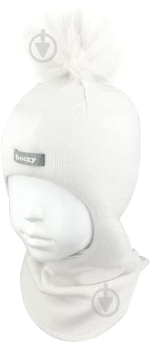 Шапочка детская для девочки Beezy 21 р. 0 белый 1521 - фото 2