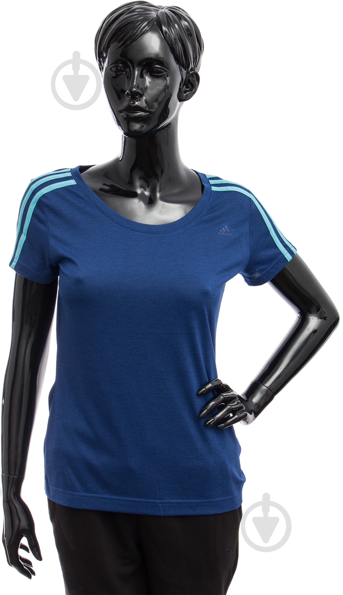 Футболка Adidas Essentials 3S AY4794 р.M синий - фото 1