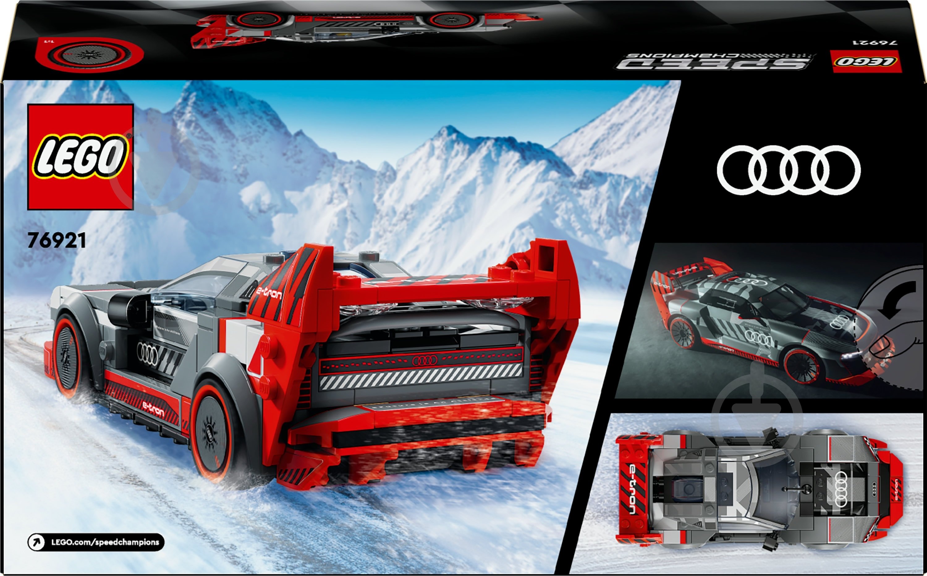 Конструктор LEGO Speed Champions Автомобіль для перегонів Audi S1 e-tron quattro 76921 - фото 2