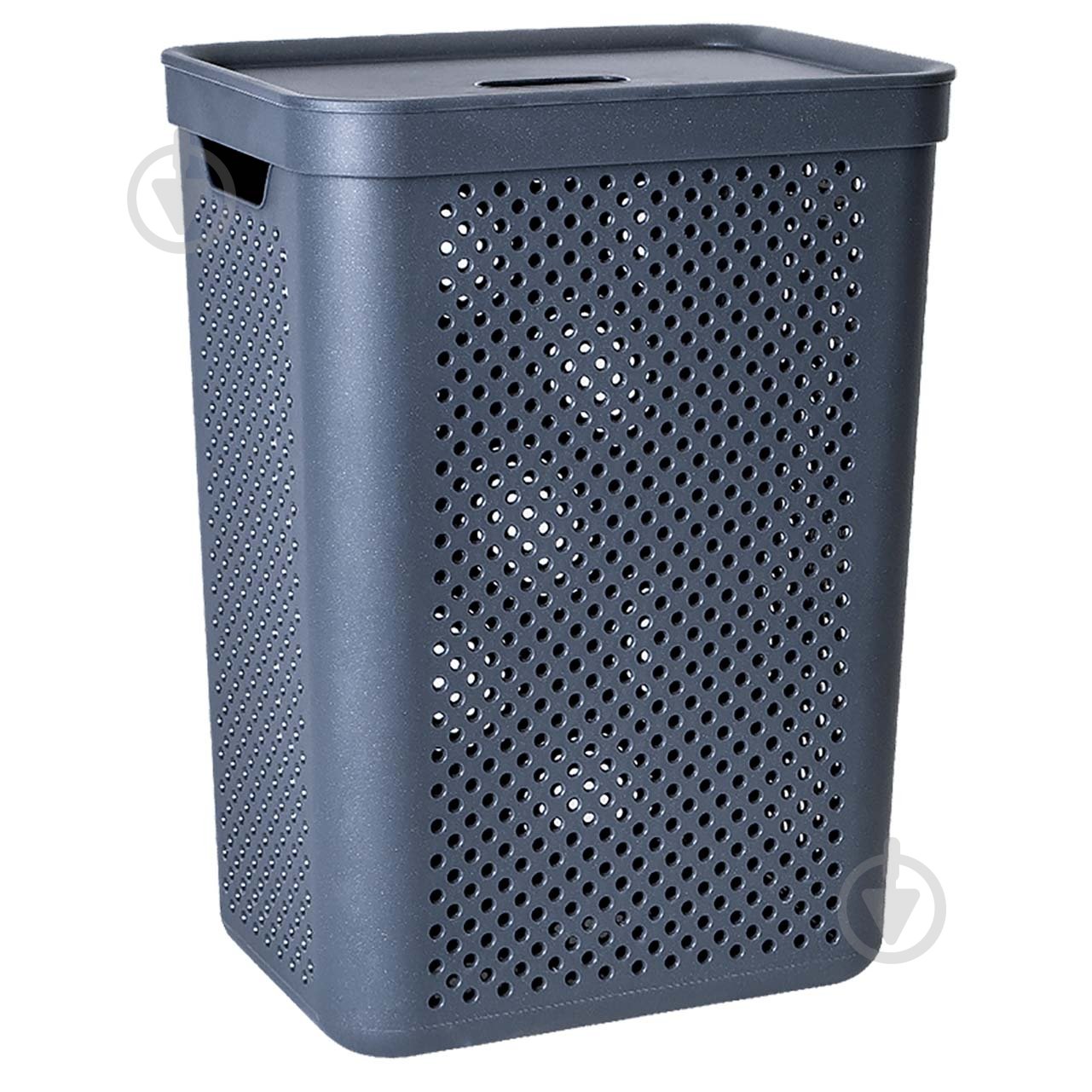 Кошик для білизни Алеана Simple з органайзером 45 л граніт - фото 2 Кошик для білизни Алеана Simple з органайзером 45 л граніт - фото 2