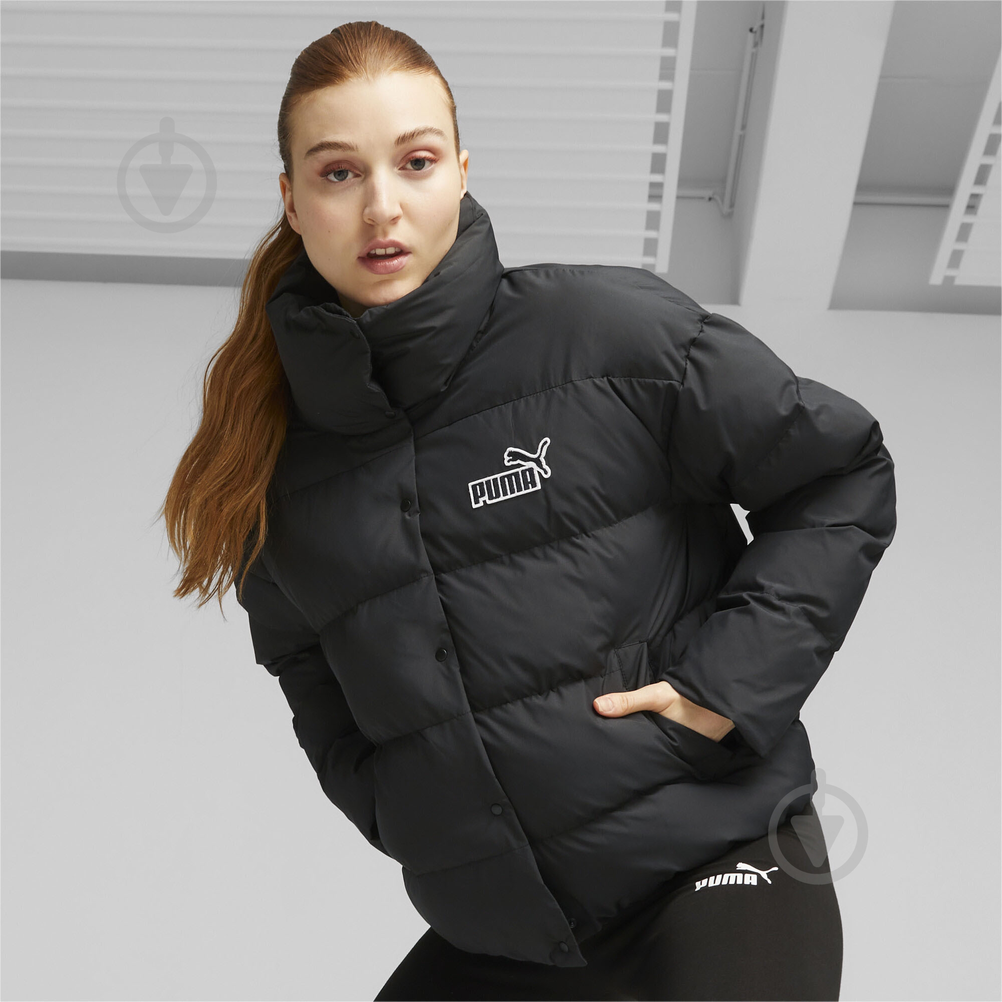 Куртка женская зимняя Puma BETTER POLYBALL PUFFER 67536701 р.S черная - фото 3