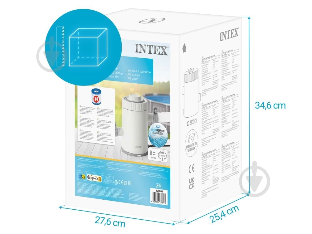 Фільтр-насос для басейну Intex електричний 1250 л/год 26602 - фото 5