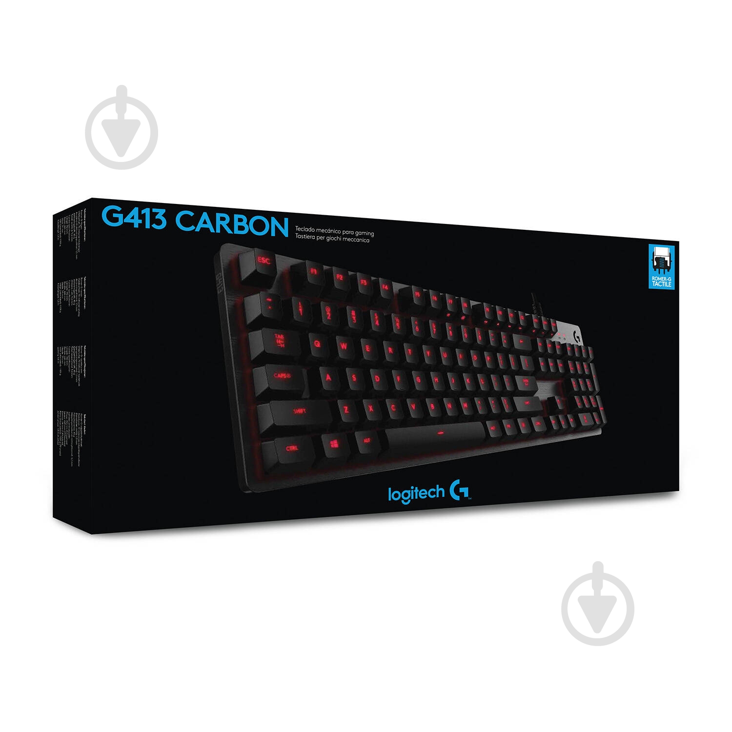 Клавиатура Logitech G413 Mechanical Gaming (L920-008310) black - фото 7