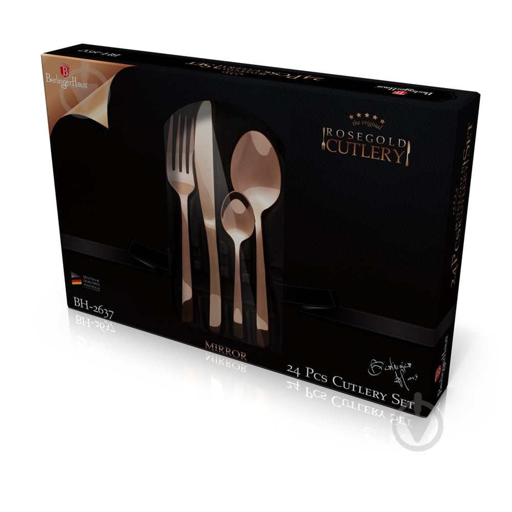 Набір столових приборів Berlinger Haus Cutlery Sets BH 2637A 24 пр - фото 2 Набір столових приборів Berlinger Haus Cutlery Sets BH 2637A 24 пр - фото 2