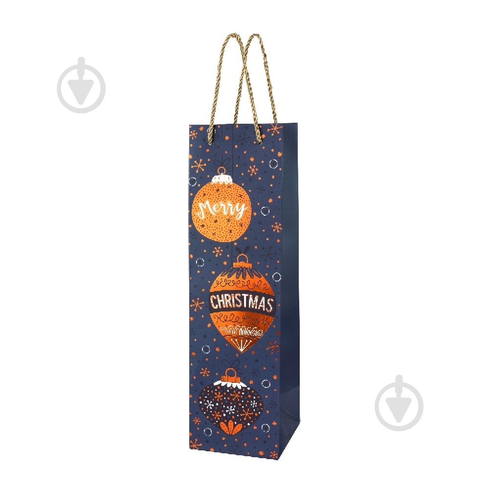 Пакет подарочный Wine bottle11х38х11 см (BM.2000184) - фото 1 Пакет подарочный Wine bottle11х38х11 см (BM.2000184) - фото 1