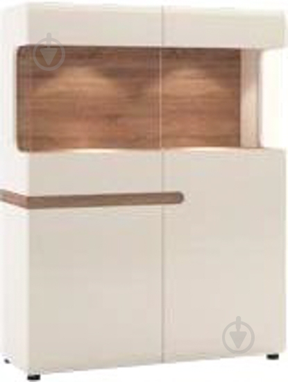 Витрина Meble Wojcik LINATE 33 3D-1S LTV-02 трюфель - фото 1 Витрина Meble Wojcik LINATE 33 3D-1S LTV-02 трюфель - фото 1