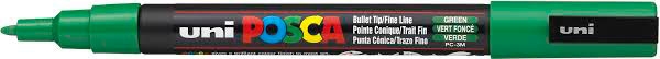 Маркер UNI PC-3M.Green зеленый - фото 2