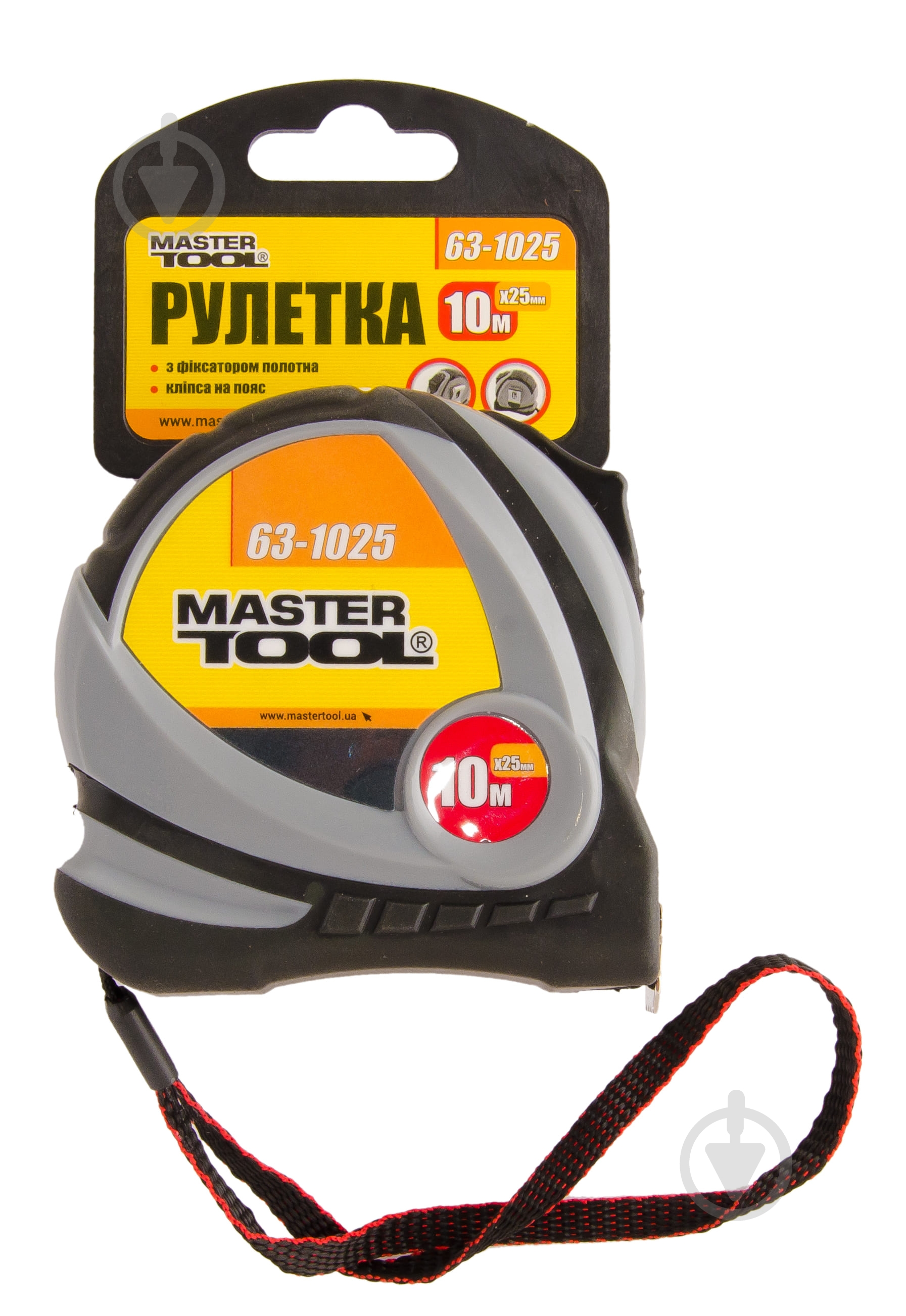 Рулетка MasterTool 63-1025 10  м x 25  мм - фото 2