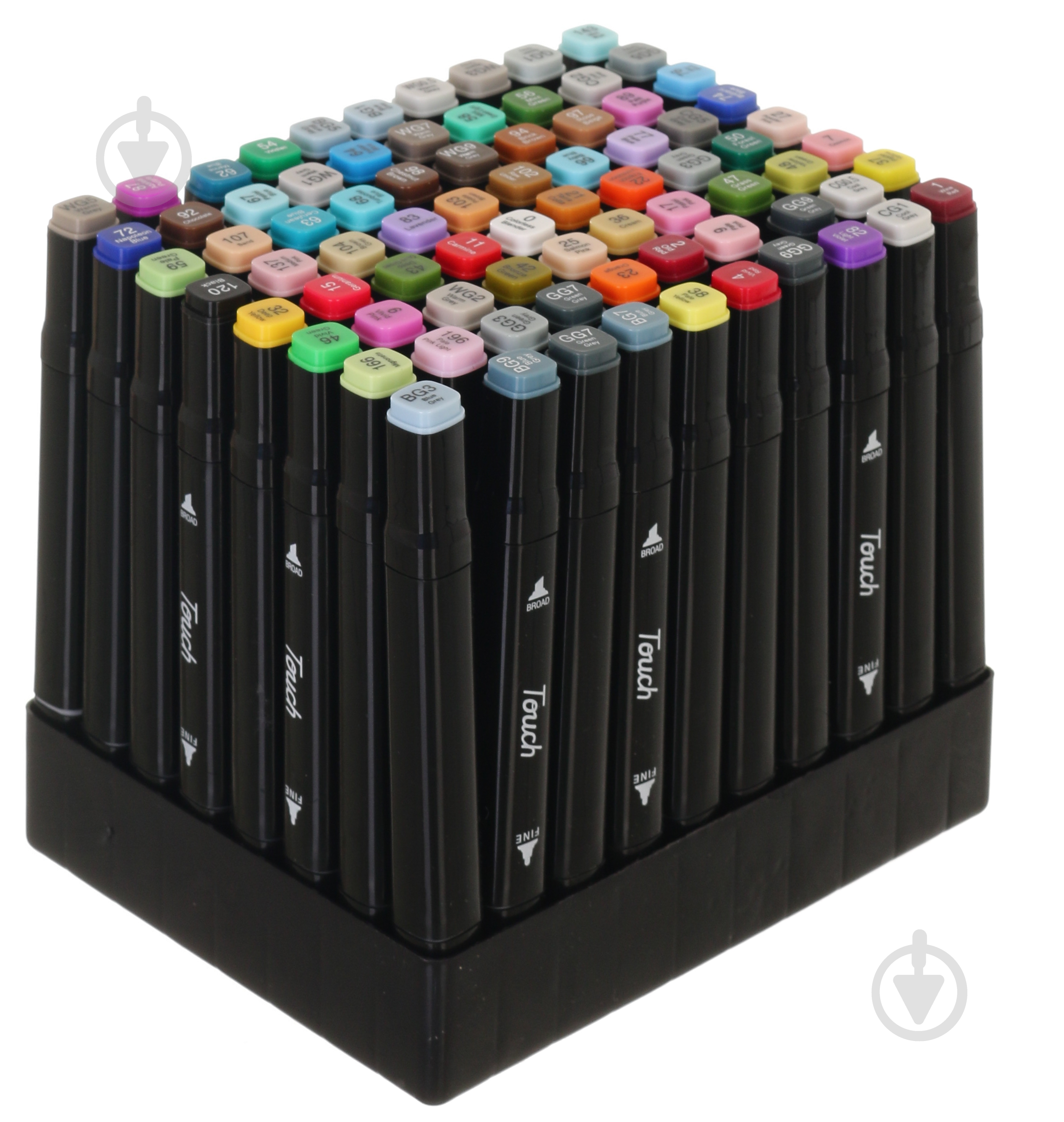 Набір двосторонніх маркерів Touch 80 шт. різнокольоровий - фото 2 Набір двосторонніх маркерів Touch 80 шт. різнокольоровий - фото 2