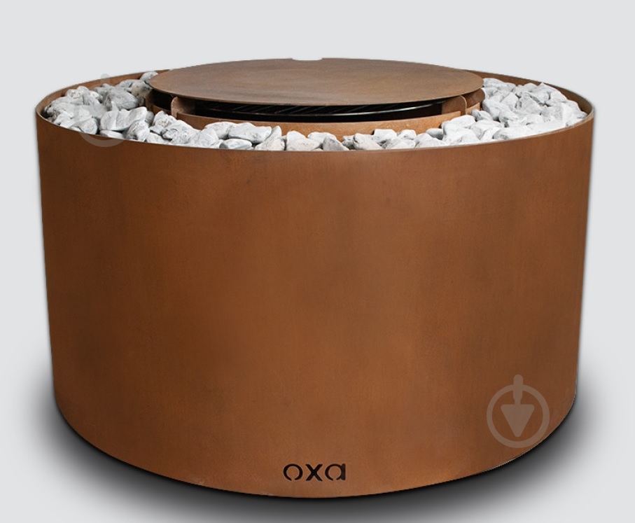Гриль-очаг OXA Round з CorTen - фото 1 Гриль-очаг OXA Round з CorTen - фото 1