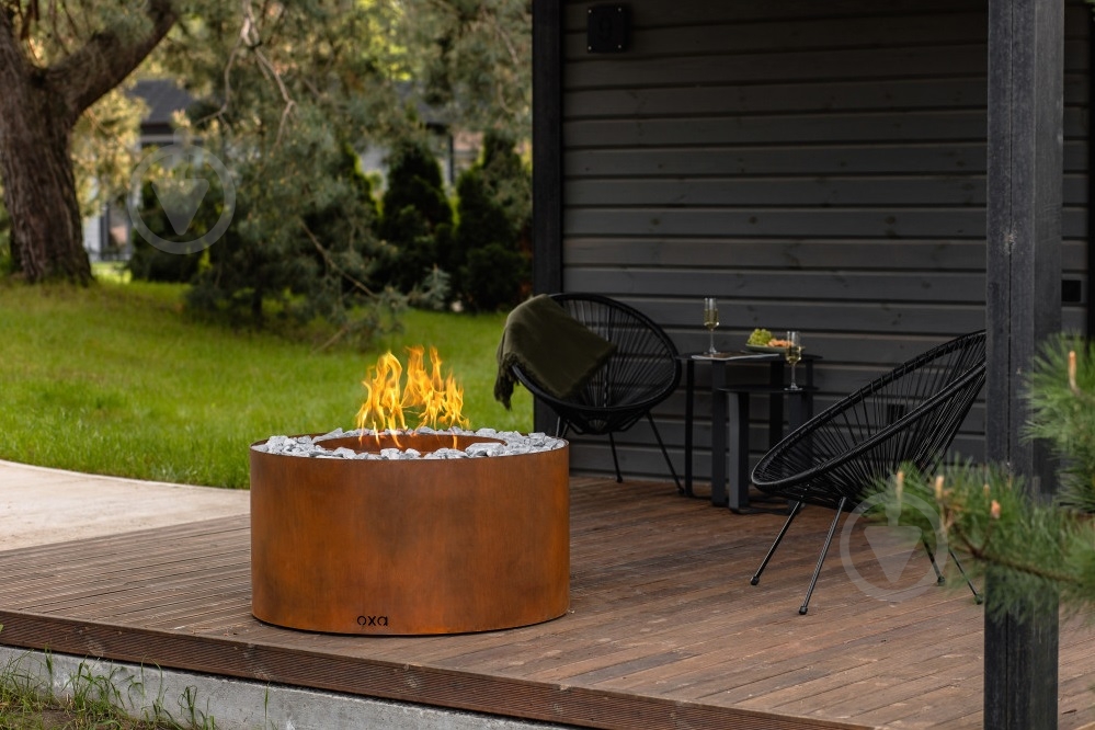Гриль-очаг OXA Round з CorTen - фото 5 Гриль-очаг OXA Round з CorTen - фото 5