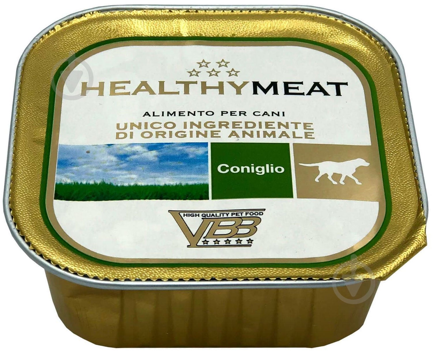 Корм для всех пород Healthy Meat паштет монопротеин кролик 150 г 150 г - фото 1