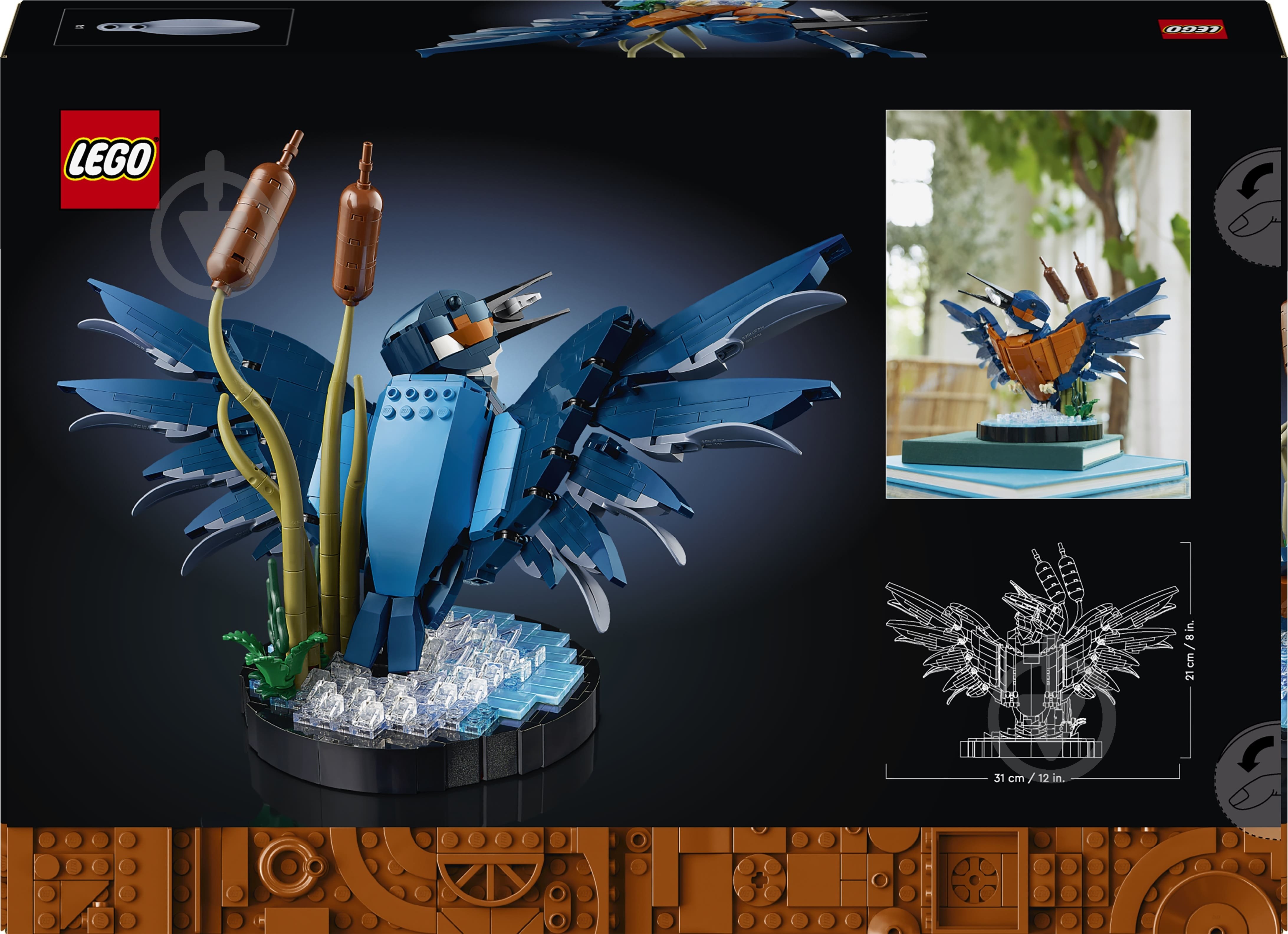 Конструктор LEGO Icons Птах рибалочка 10331 - фото 2 Конструктор LEGO Icons Птах рибалочка 10331 - фото 2
