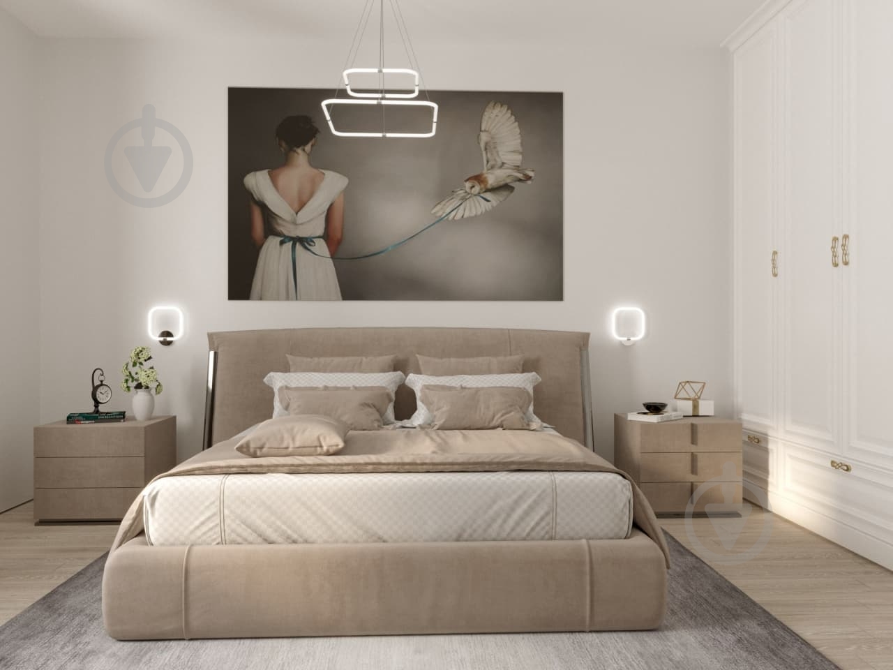 Подвес Victoria Lighting LED 60 Вт хром Tatum/SP2 chrome - фото 2